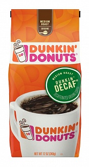 Dunkin' Donuts Ground Coffee Dunkin' Decaf Medium Roast (6 x 340g)