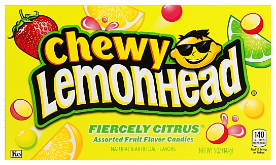 Chewy Lemonhead Fiercely Citrus (12 x 142g)