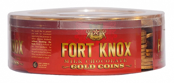 fort knox milk chocolate gold coins