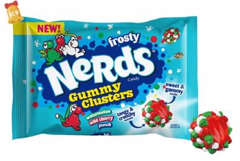 Frosty Nerds Holiday Gummy Clusters (18 x 170g)