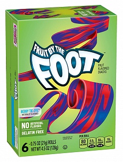 Fruit By The Foot Berry Tie-Dye 6 Rolls (8 x 128g)