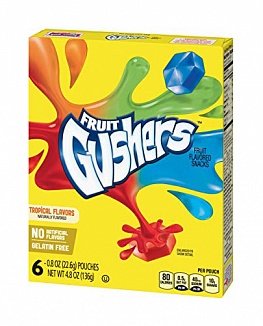 Fruit Gushers Tropical Flavors 6 Pack (10 x 136g)