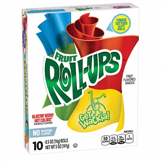 Fruit Roll-Ups Blastin' Berry Hot Colors (141g)