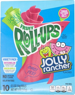 Fruit Roll-Ups Jolly Rancher 10 Pack (141g)