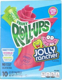 Fruit Roll-Ups Jolly Rancher 10 Pouches (10 x 141g)