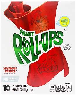 Fruit Roll-Ups Strawberry (Box of 10)