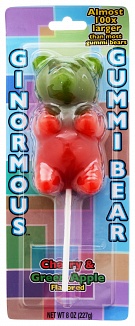 Ginormous Gummi Bear on a Stick (2 x 6ct)