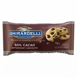 Ghirardelli Premium Baking Chips 60% Cacao Bittersweet Chocolate (12 x 283g)