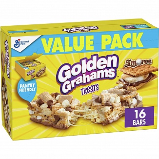 Golden Grahams S'mores Treat Bars 16-Pack (4 x 480g)