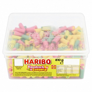 Haribo Rhubarb & Custard 2p PMP 300 Pack (810g)