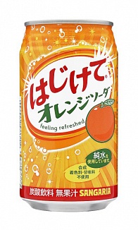 Hajikete Soda Orange (350ml)