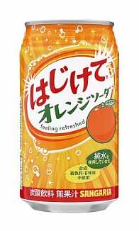 Hajikete Orange Soda (24 x 350ml)