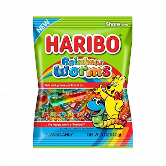 Haribo Rainbow Worms (12 x 142g)