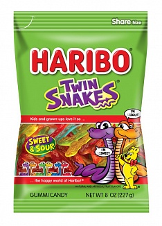Haribo Twin Snakes Share Size (10 x 227g)