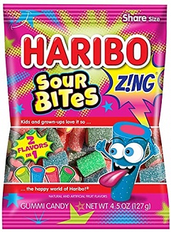 Haribo Zing Sour Bites (12 x 127g)