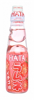 Hatakosen Ramune Soda Strawberry (200ml)