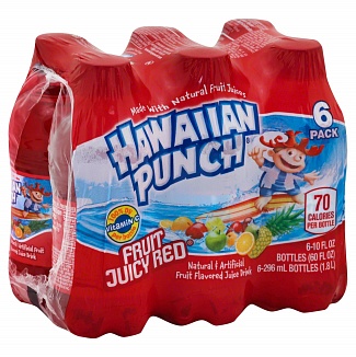 Hawaiian Punch Fruit Juicy Red 6 Pack (4 x 1.80l)