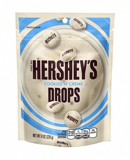 Hershey's Drops Cookie 'N' Creme (8 x 215g)
