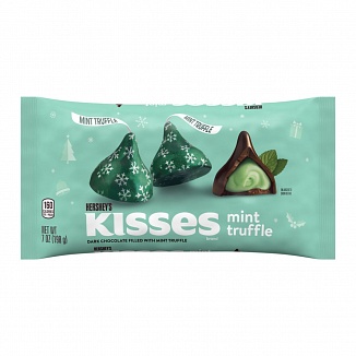 Hershey's Dark Chocolate Kisses with Mint Truffle (12 x 198g)
