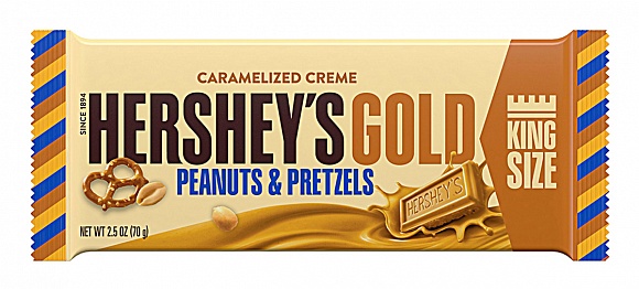 Hershey's Gold with Peanuts and Pretzels (King Size)