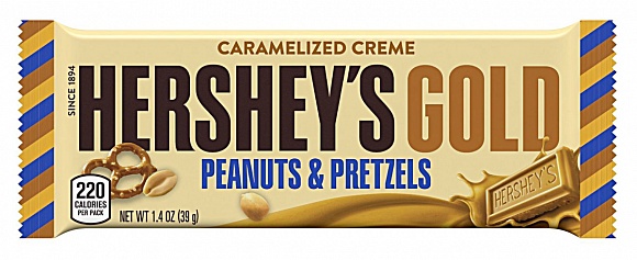 Hershey's Gold with Peanuts and Pretzels (12 x 24ct)