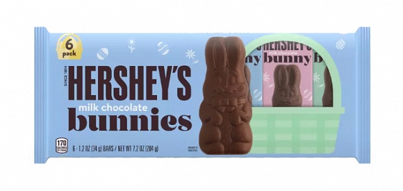 Hershey's Milk Chocolate Bunny (6 Pack) (Case of 36)