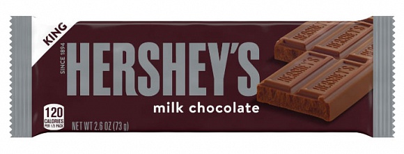Hershey's Milk Chocolate King Size (12 x 18 x 73g)
