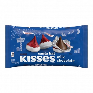 Hershey's Milk Chocolate Kisses Santa Hat (12 x 221g)
