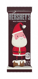 Hershey's Milk Chocolate Santas (34g)