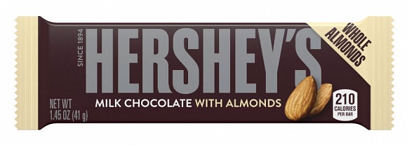 Hershey's Milk Chocolate with Almonds (36 x 41g)