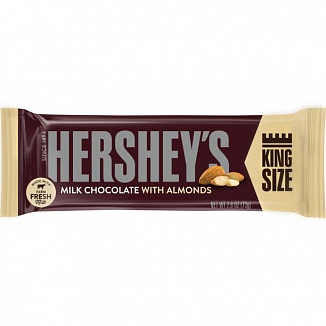 Hershey's Milk Chocolate with Almonds King Size (12 x 18 x 74g)
