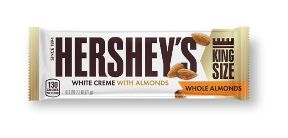 Hershey's White Creme With Almonds King Size (74g)