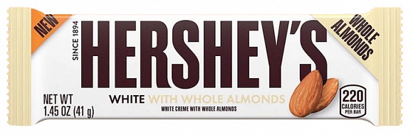 Hershey's White Creme With Almonds (12 x 36 x 41g)