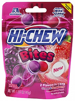 Hi-Chew Bites Strawberry & Grape