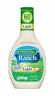 Hidden Valley The Original Ranch Salad Dressing Light (6 x 473ml)