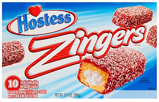 Hostess Raspberry Zingers (Box of 10)