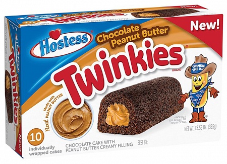 Hostess Twinkies Chocolate Peanut Butter (385g)