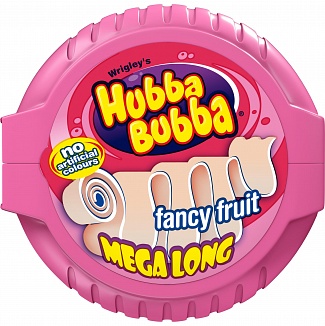 Hubba Bubba Mega Long Tape Fancy Fruit (12 x 56g)