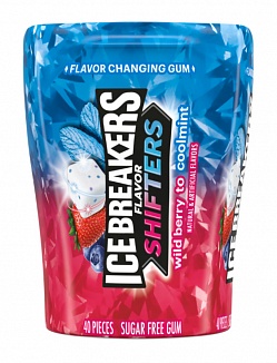 Ice Breakers Flavor Shifters Gum Wild Berry Coolmint (12 x 6 x 92g)