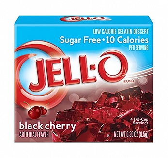 Jell-O Sugar Free Black Cherry (24 x 9g)