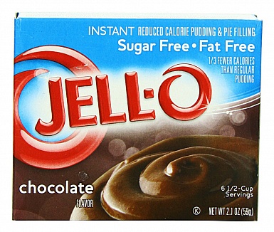 Jell-O Instant Pudding & Pie Filling Sugar & Fat Free Chocolate (24 x 59g)