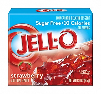 Jell-O Sugar Free Strawberry (24 x 9g)