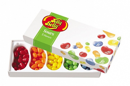 Jelly Belly Gift Box Sours 5 Flavour (12 x 125g)
