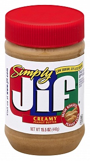 Jif Simply Creamy Peanut Butter (12 x 440g)