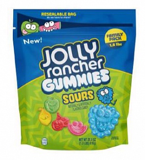 Jolly Rancher Gummies Sours Family Pack (6 x 816g)