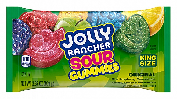 Jolly Rancher Gummies Sours King Size (12 x 109g)