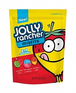 Jolly Rancher Misfits 2 in 1 Gummies (9 x 226g)