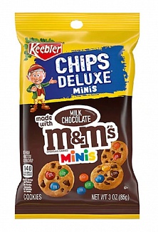 Keebler Chips Deluxe Minis Cookies with M&M's Minis (6 x 6 x 85g)
