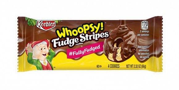 Keebler Cookies Whoopsy Fudge Stripes (12 x 66g)