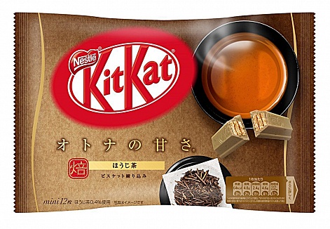 Kit Kat Mini Hojicha Roasted Green Tea (12 x 139g)